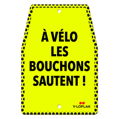 🇫🇷 À vélo les bouchons sautent (plusieurs coloris)