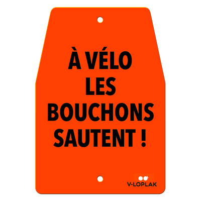 🇫🇷 À vélo les bouchons sautent (plusieurs coloris)