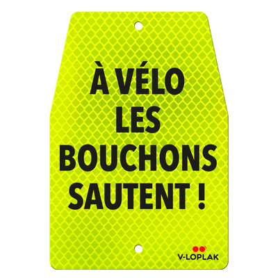 🇫🇷 À vélo les bouchons sautent (plusieurs coloris)