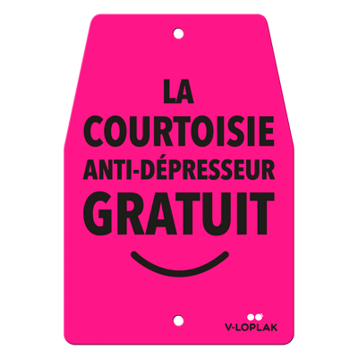 🇫🇷 La courtoisie anti dépresseur gratuit (plusieurs coloris)