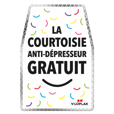 🇫🇷 La courtoisie anti dépresseur gratuit (plusieurs coloris)