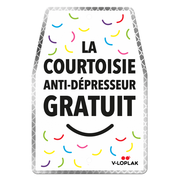 🇫🇷 La courtoisie anti dépresseur gratuit (plusieurs coloris)